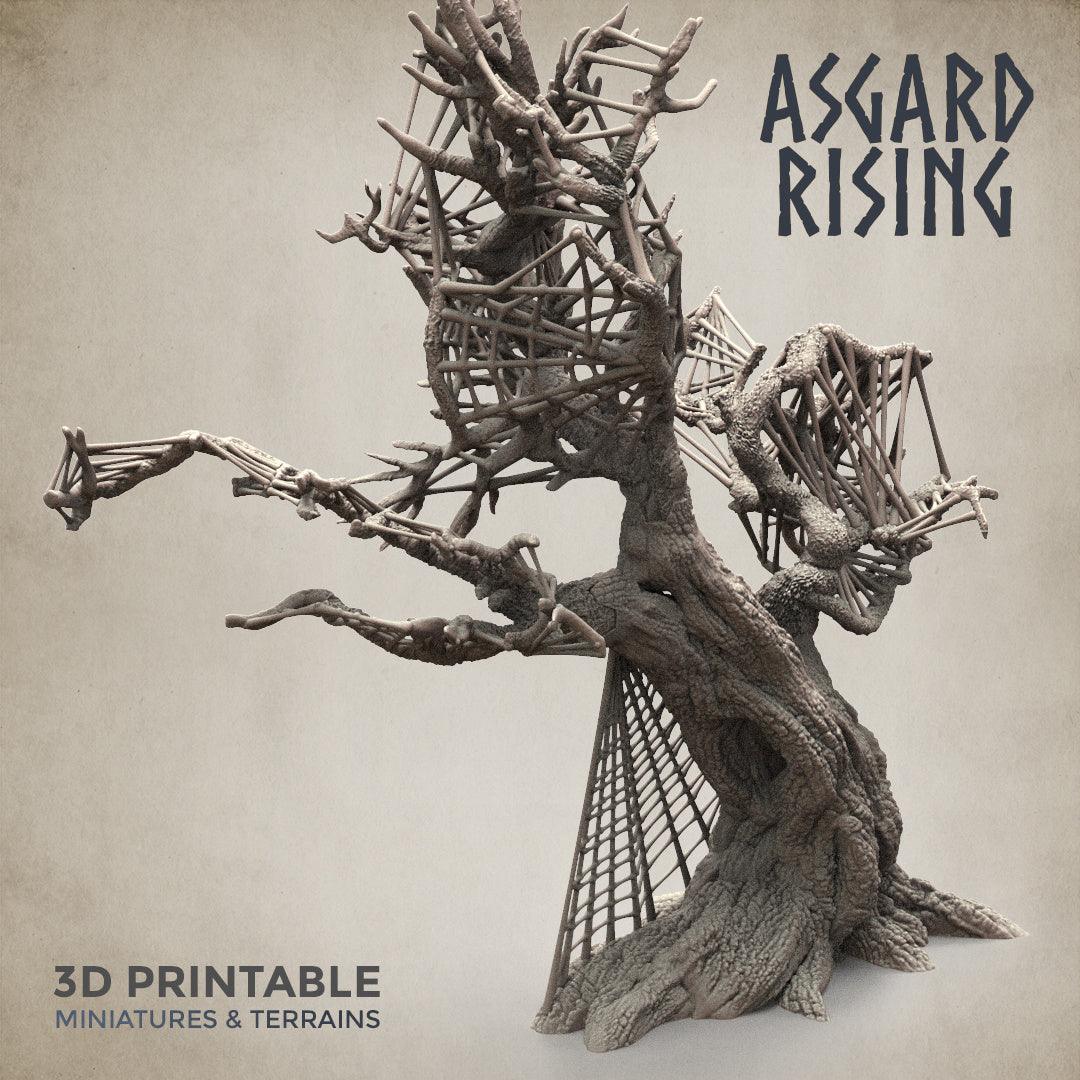 3D Printed Asgard Rising Dry Spider Forest Modular Set 32mm Ragnarok D&D