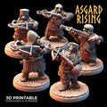 3D Printed Asgard Rising Dwarves Crossbow Chain Mail Set 28mm - 32mm