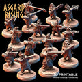 3D Printed Asgard Rising Dwarves Ranged Weapons Set 28mm - 32mm