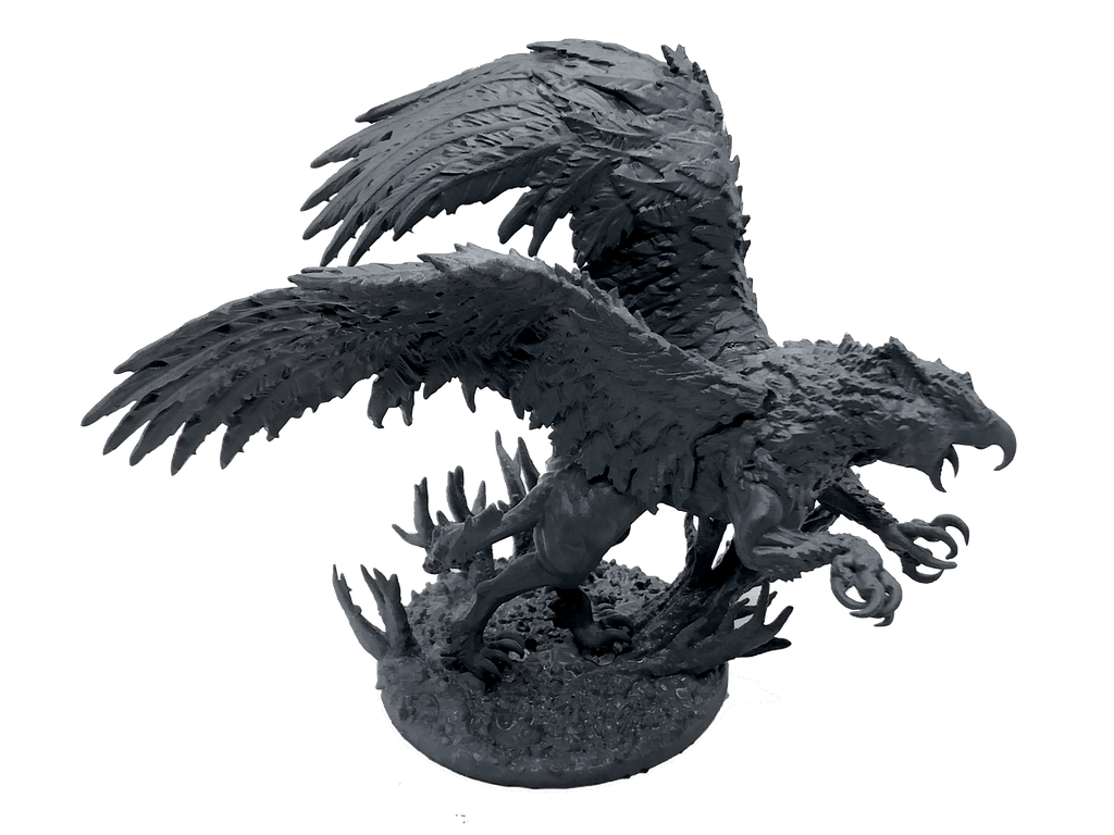 3D Printed Asgard Rising King of all Creatures Griffin Set - 32mm D&D