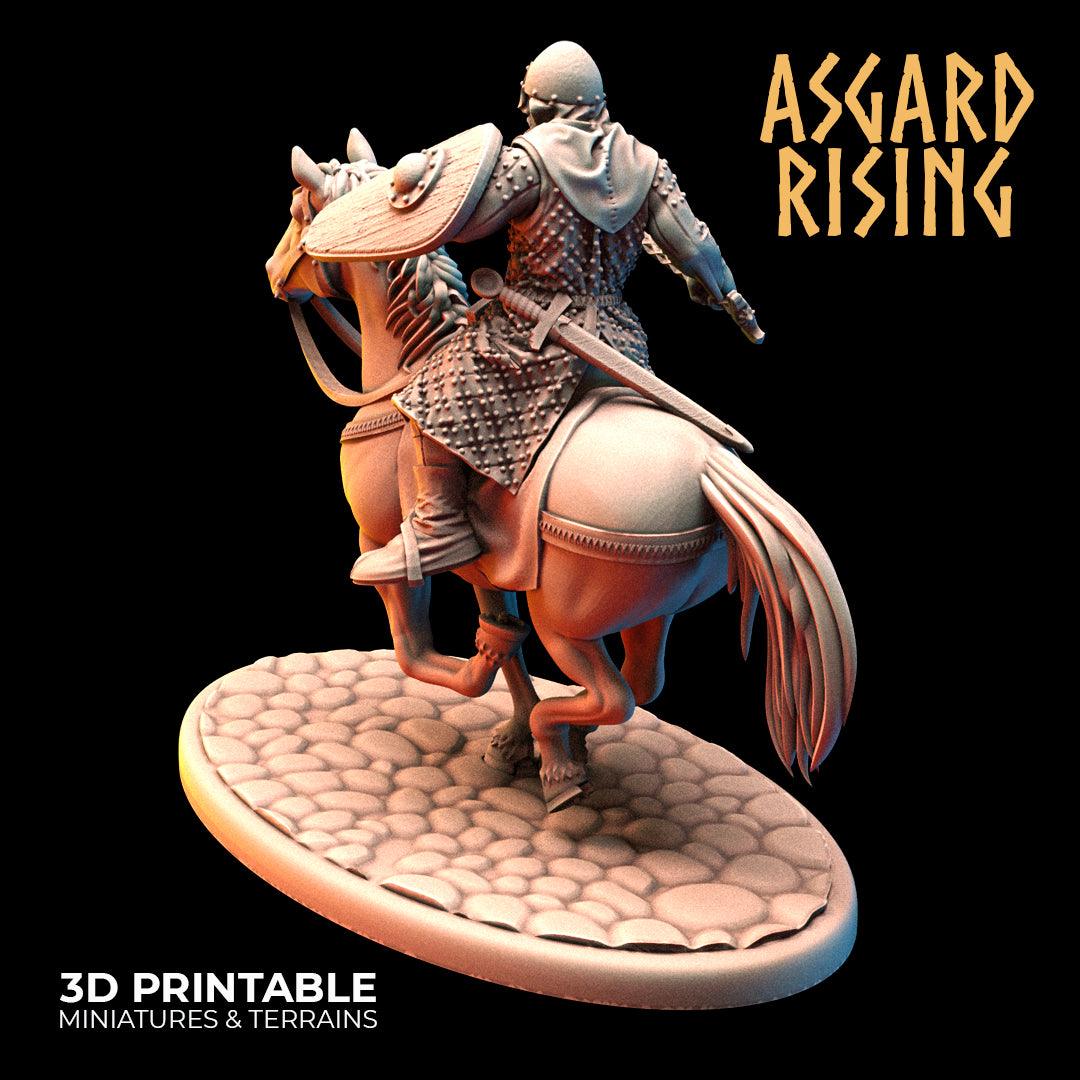 3D Printed Asgard Rising Medieval Calvary Set 28mm - 32mm Ragnarok D&D