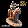 3D Printed Asgard Rising Medieval Heavy Calvary Crossbowman 32mm Ragnarok D&D