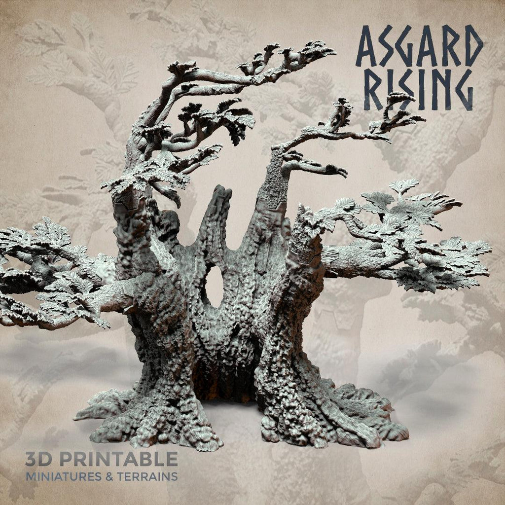 3D Printed Asgard Rising Oak Modular Forest Set 32mm Ragnarok D&D