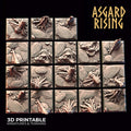 3D Printed Asgard Rising Roadside Square Base Set 20 25 28 32 mm D&D