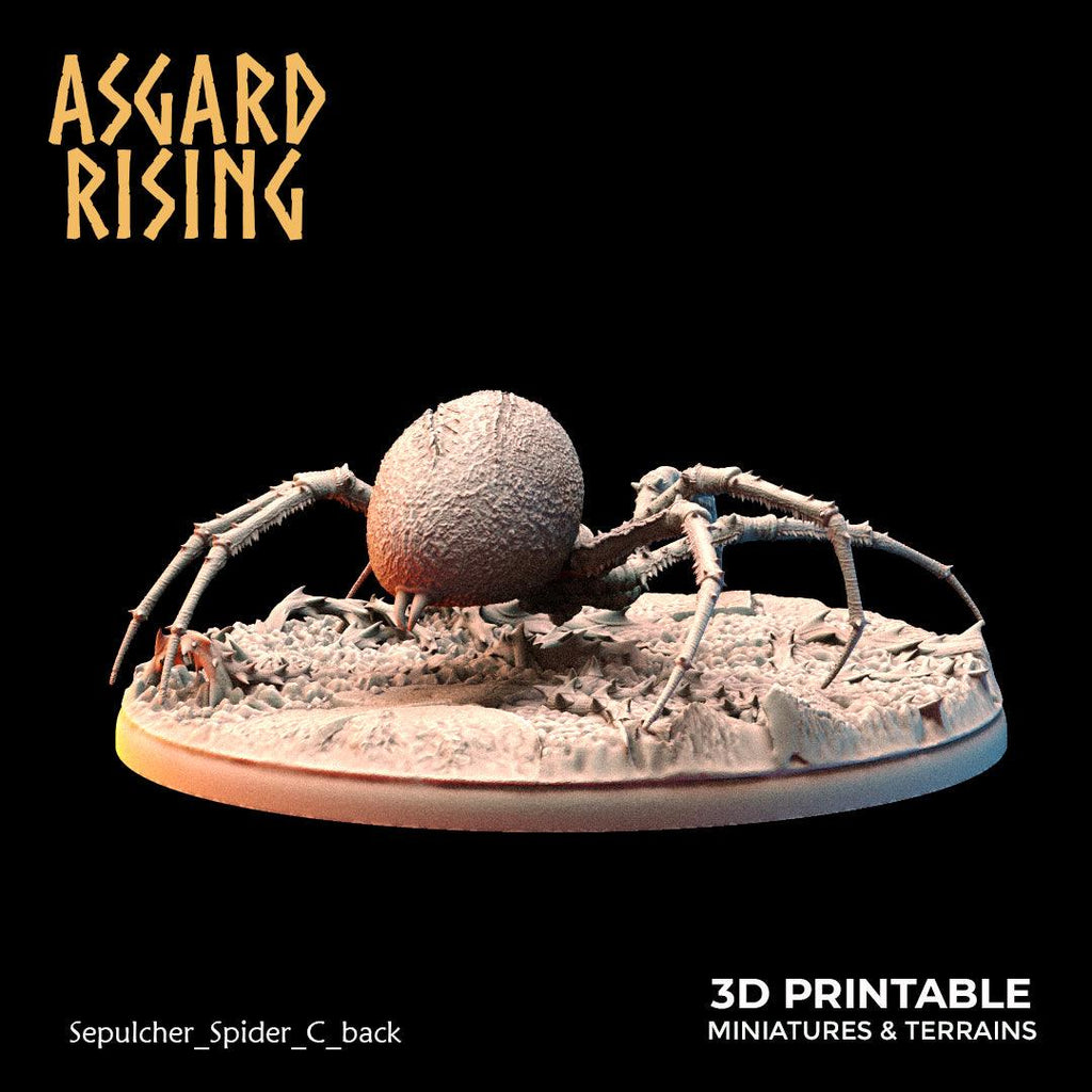 3D Printed Asgard Rising Sepulcher Spiders 28 32 mm Wargaming DnD