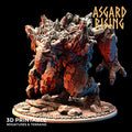 3D Printed Asgard Rising Stone Troll Idol 28mm 32mm D&D