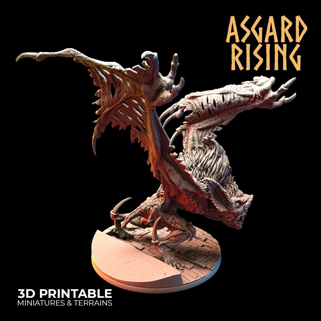 3D Printed Asgard Rising Varkolak Undead Creature 28mm - 32mm D&D