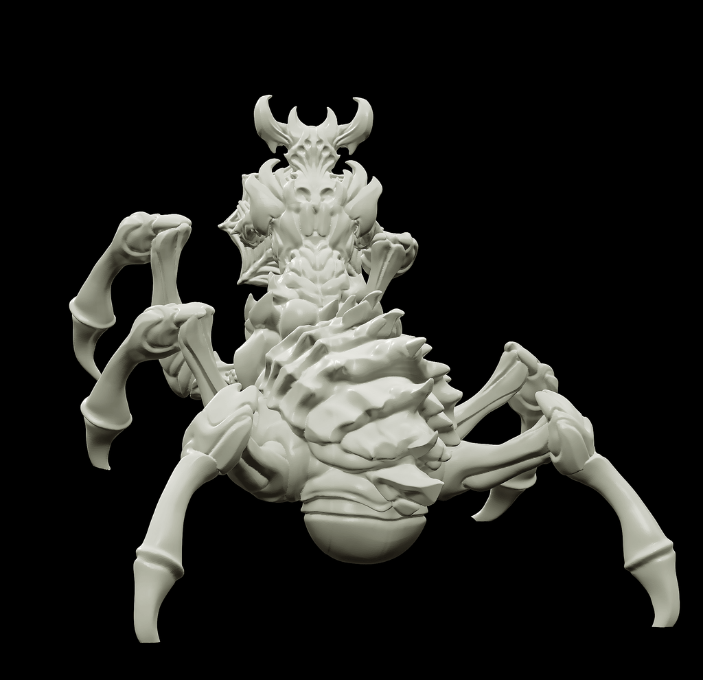 3D Printed Bestiary Vol. 4 Nafarrate - Arachne Spider 32mm Ragnarok D&D