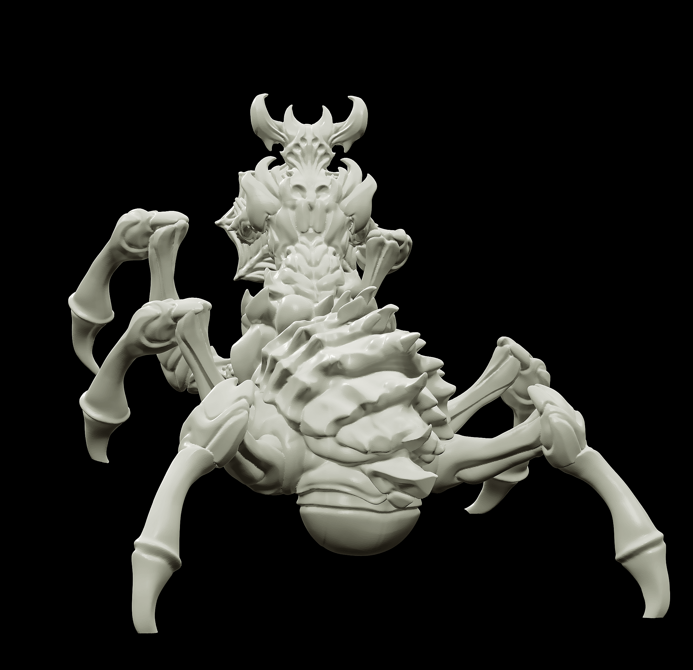 3D Printed Bestiary Vol. 4 Nafarrate - Arachne Spider 32mm Ragnarok D&D