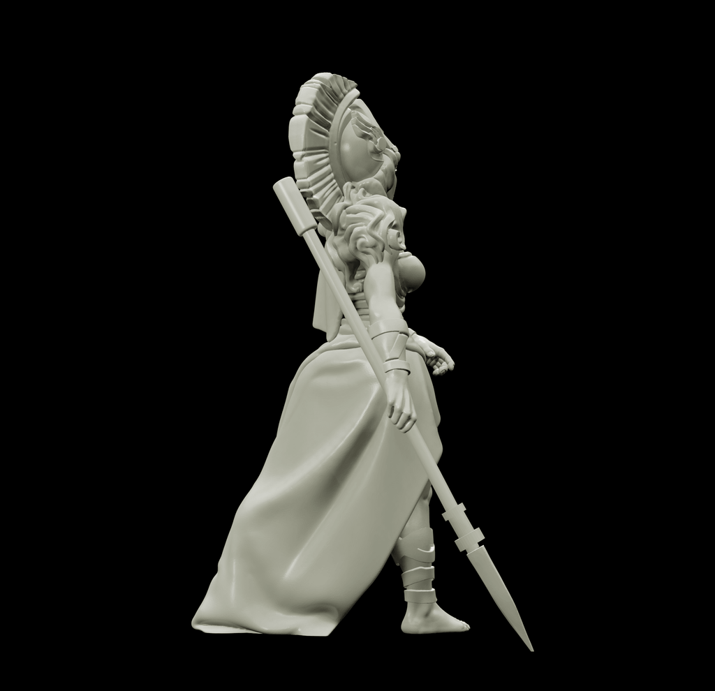 3D Printed Bestiary Vol. 4 Nafarrate - Athena 32mm Ragnarok D&D