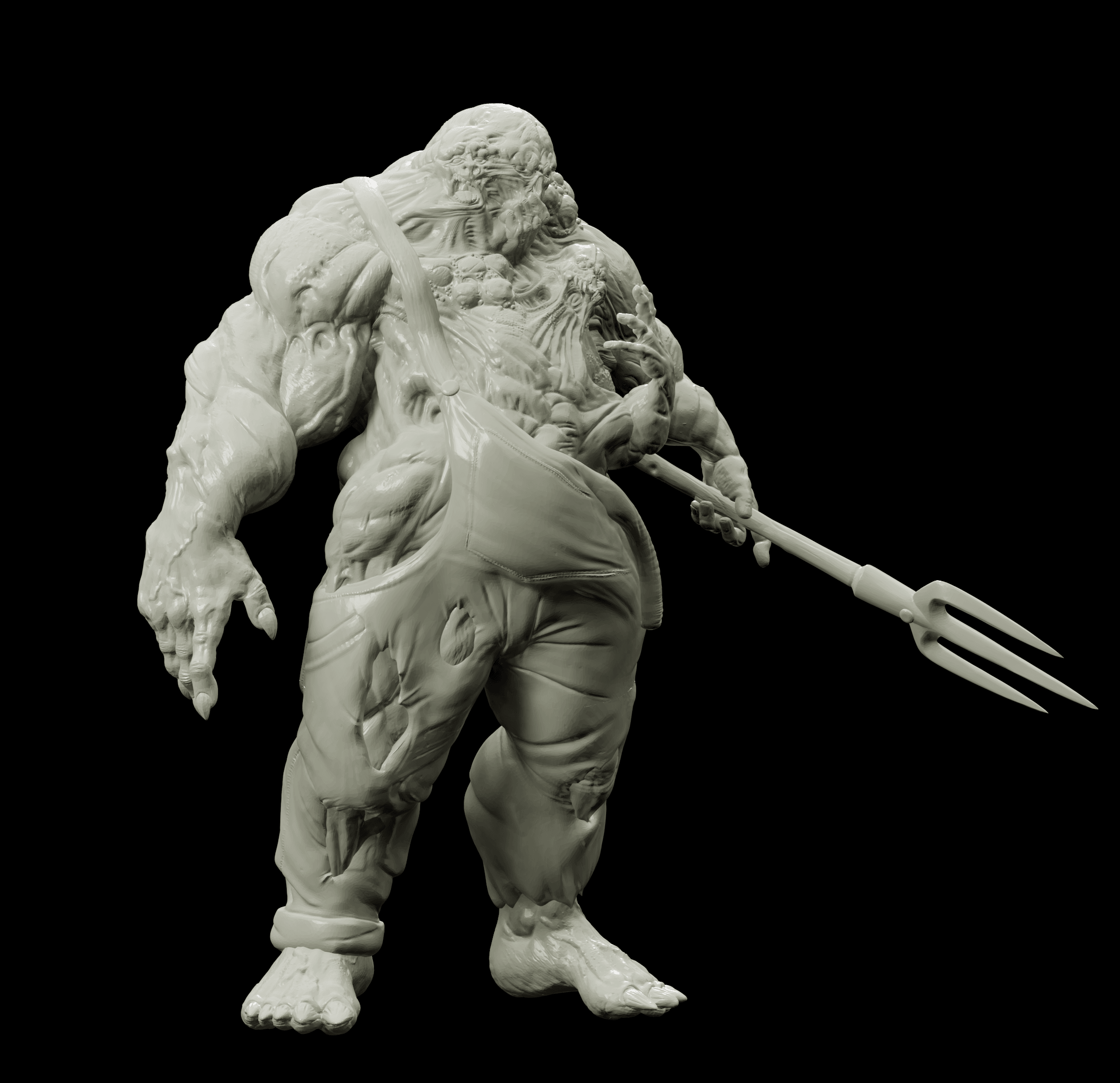 3D Printed Bestiary Vol. 4 Nafarrate - Biir'zha Aberration 32mm Ragnarok D&D