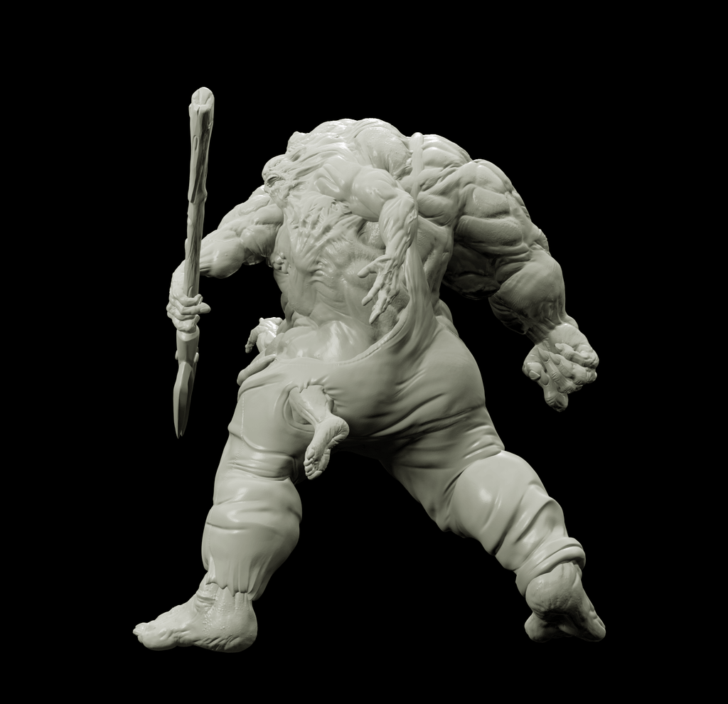 3D Printed Bestiary Vol. 4 Nafarrate - Biir'zha Aberration 32mm Ragnarok D&D