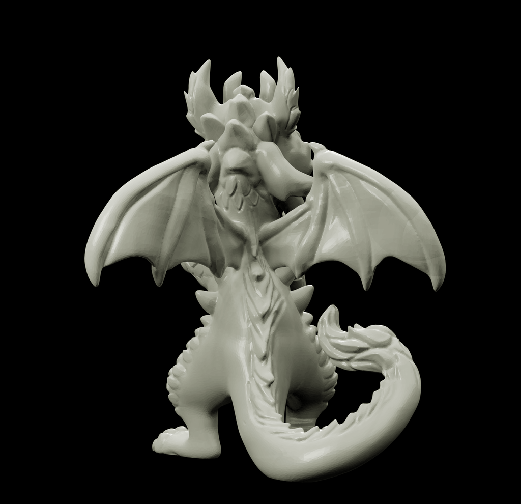 3D Printed Bestiary Vol. 4 Nafarrate - Fowur Draconic Ancestry 32mm Ragnarok D&D