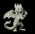 3D Printed Bestiary Vol. 4 Nafarrate - Fowur Draconic Ancestry 32mm Ragnarok D&D