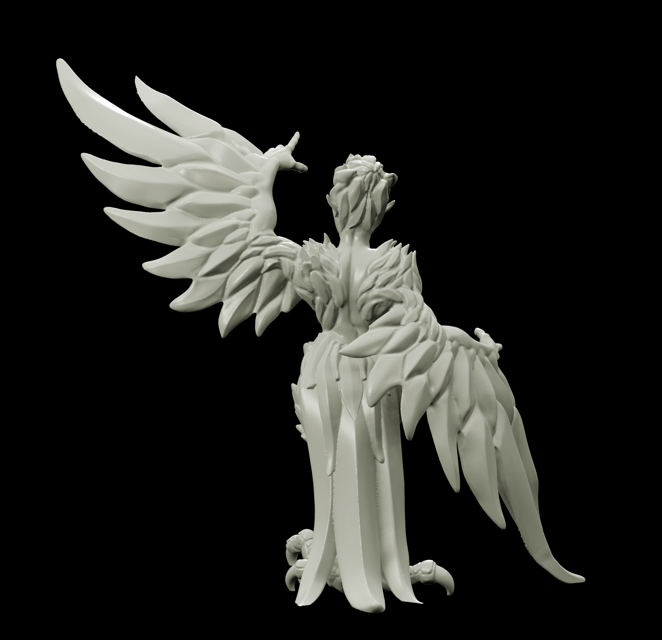 3D Printed Bestiary Vol. 4 Nafarrate - Harpy 32mm Ragnarok D&D