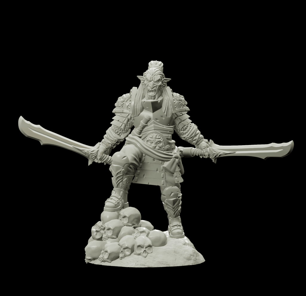3D Printed Bestiary Vol. 4 Nafarrate - Hobgoblin 32mm Ragnarok D&D