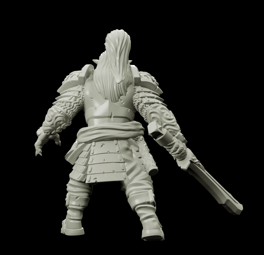 3D Printed Bestiary Vol. 4 Nafarrate - Hobgoblin 32mm Ragnarok D&D