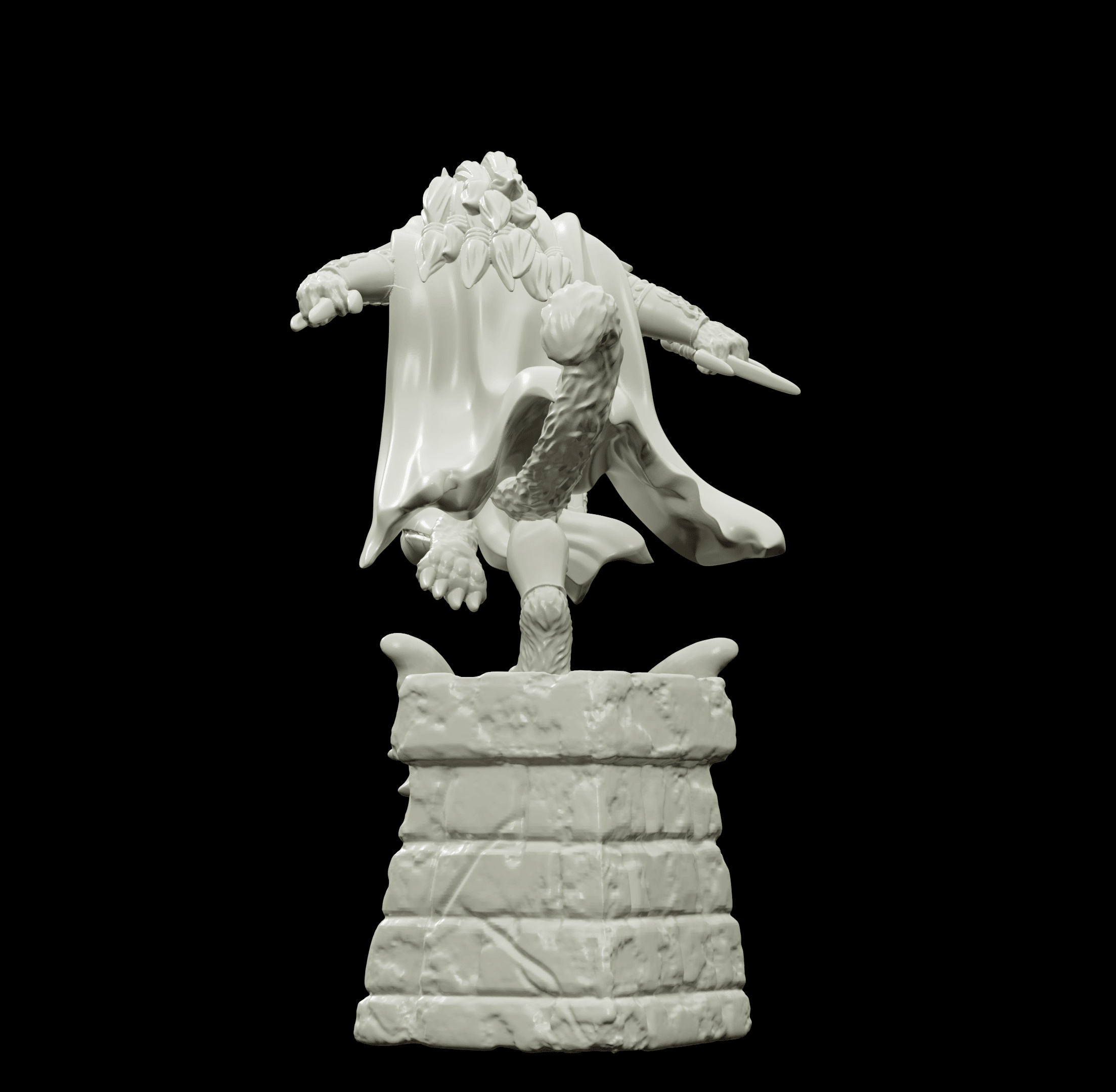 3D Printed Bestiary Vol. 4 Nafarrate - Ishu Tigress 32mm Ragnarok D&D