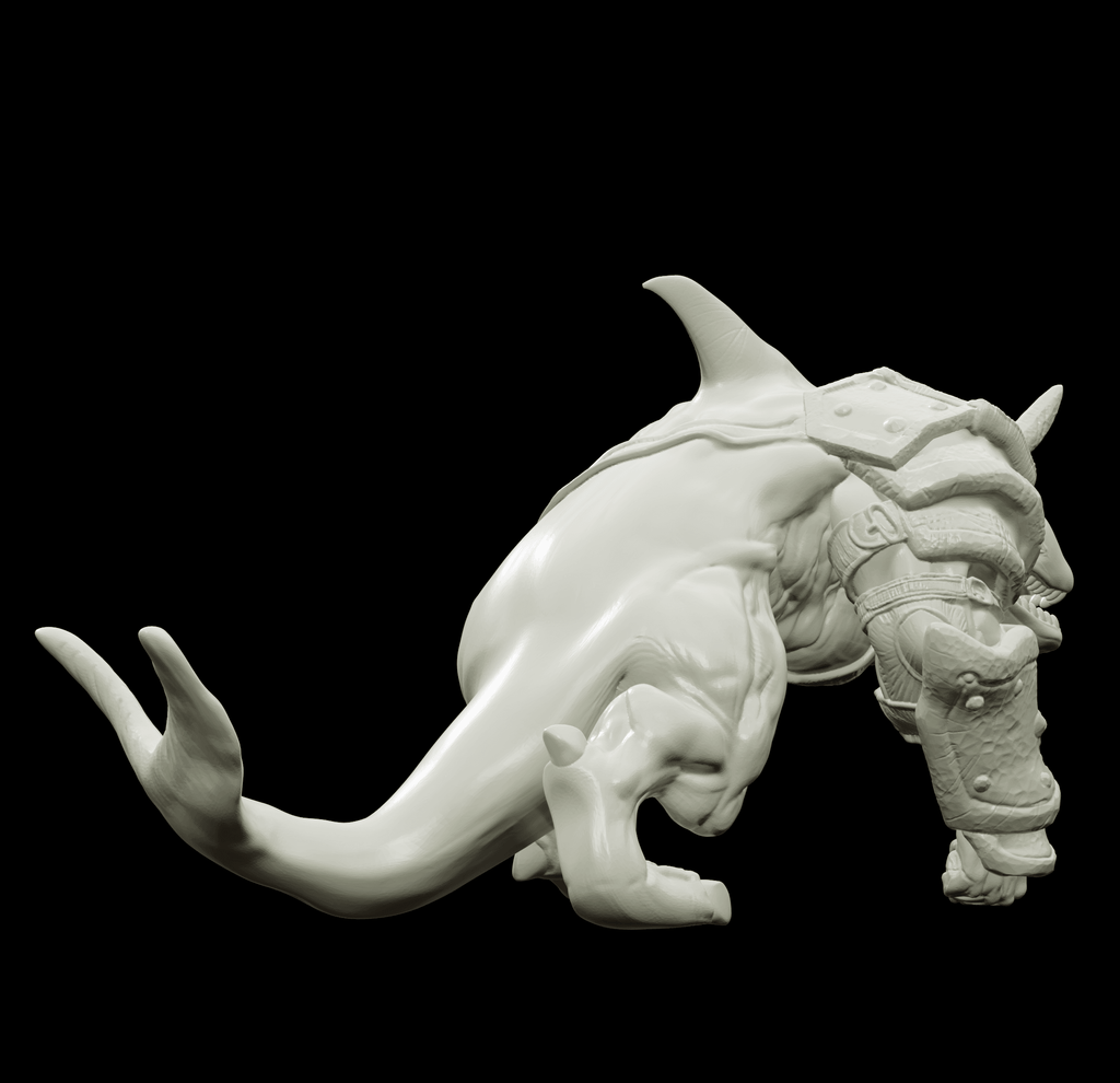 3D Printed Bestiary Vol. 4 Nafarrate - Jikax Killer Whale 32mm Ragnarok D&D