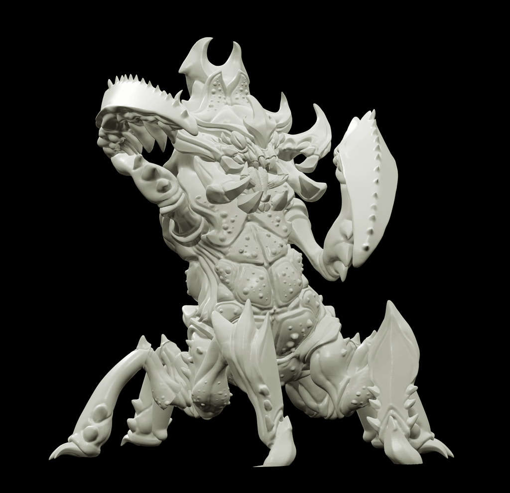 3D Printed Bestiary Vol. 4 Nafarrate - Khepri Demon Fiend 32mm Ragnarok D&D