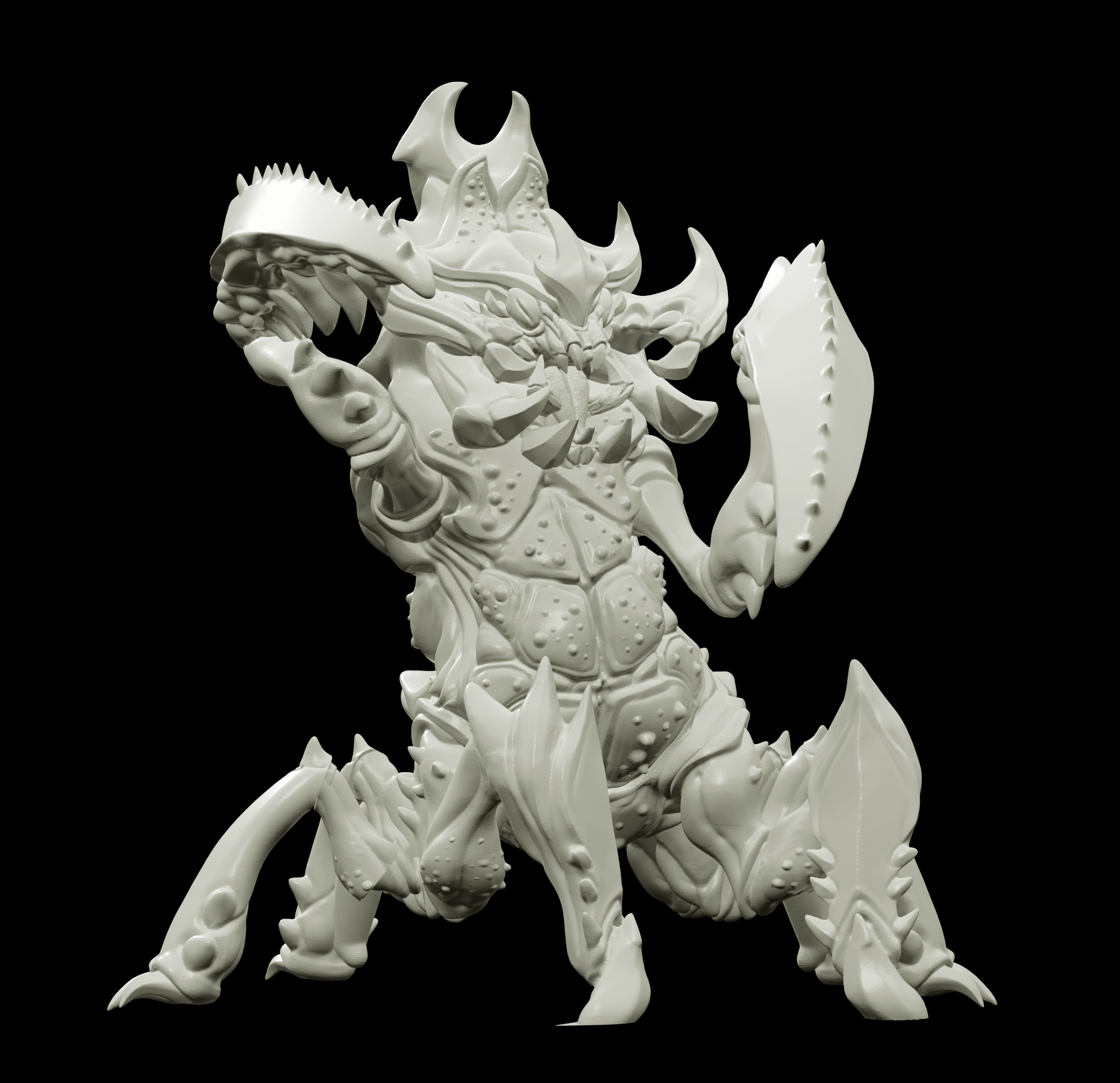 3D Printed Bestiary Vol. 4 Nafarrate - Khepri Demon Fiend 32mm Ragnarok D&D