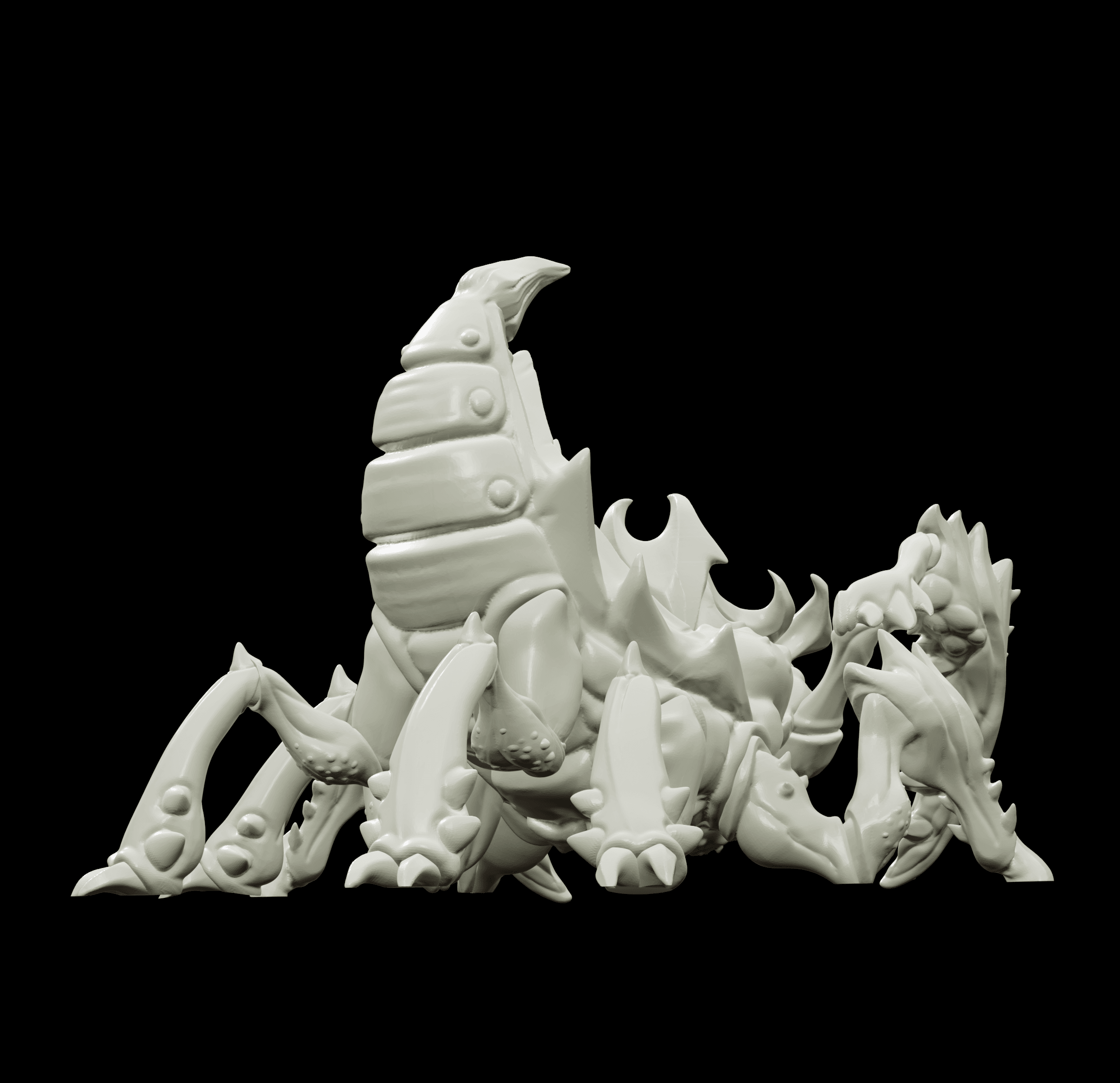 3D Printed Bestiary Vol. 4 Nafarrate - Khepri Demon Fiend 32mm Ragnarok D&D