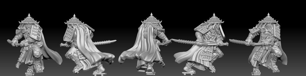3D Printed Bestiary Vol. 5 Nafarrate - Susanoo 32mm Ragnarok D&D