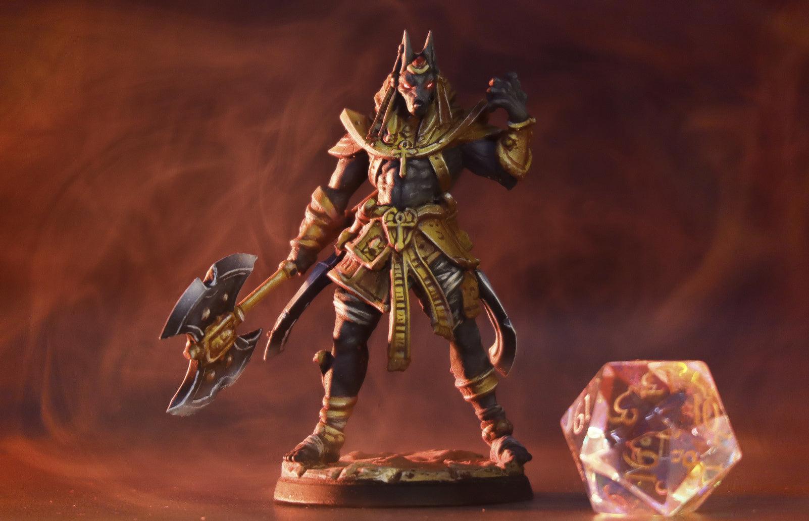 3D Printed Cast n Play Ancient Jackal Echoes of Life 28mm 32mm D&D