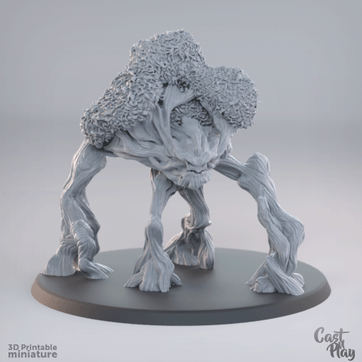 3D Printed Cast n Play Ancient Treant 28mm 32mm D&D