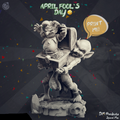 3D Printed Cast n Play April Fool's Treasure Goblin 28mm 32mm D&D