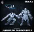 3D Printed Cast n Play Armored Supporters Nebula Origins 28mm 32mm D&D