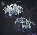3D Printed Cast n Play Bats 28mm 32mm D&D