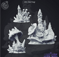 3D Printed Cast n Play Cave Fungi 28mm 32mm D&D