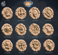 3D Printed Cast n Play Class Tokens 28mm 32mm D&D