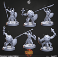 3D Printed Cast n Play Construct Legion Fighter Sorcerers Council 28mm 32mm D&D