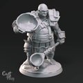 3D Printed Cast n Play Cook 28mm 32mm D&D