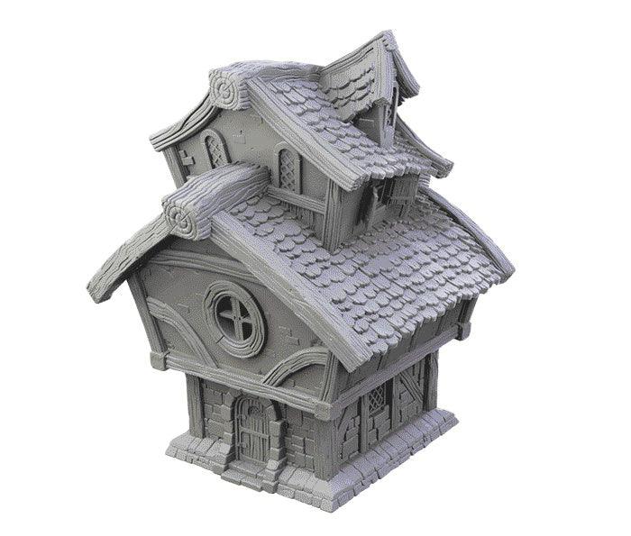 3D Printed Cast n Play Cottage Small Medival House Thamarya 28mm 32mm D&D