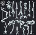 3D Printed Cast n Play Creature Weapons Set 28mm 32mm D&D