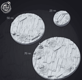 3D Printed Cast n Play - Cursed Crew Bases 28mm 32mm D&D