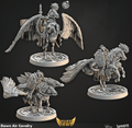3D Printed Cast n Play Dawn Air Cavalry Shields of Dawn 28mm 32mm D&D