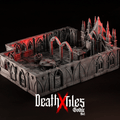3D Printed Cast n Play Death x Tiles Complete Gothic Set 28mm 32mm D&D