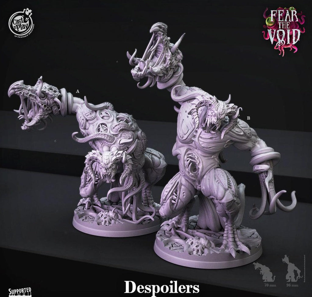 3D Printed Cast n Play Despoilers Fear the Void 28mm 32mm D&D
