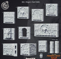 3D Printed Cast n Play Dragon's Vault Walls Dragon's Hoard 28mm 32mm D&D