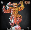 3D Printed Cast n Play Dragonborn Barbarian 28mm 32mm D&D