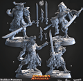 3D Printed Cast n Play Drakken Protectors Dragon Seekers 28 32mm D&D