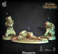 3D Printed Cast n Play Dungeon Prisoners Dungeons of Thamarya 28mm 32mm D&D