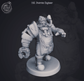 3D Printed Cast n Play Dwarven Engineer 28mm 32mm D&D