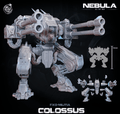 3D Printed Cast n Play Exo Militia Colossus (Titan) Nebula All Out War 28mm 32mm D&D