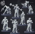 3D Printed Cast n Play Fairy King Set 28mm 32mm D&D