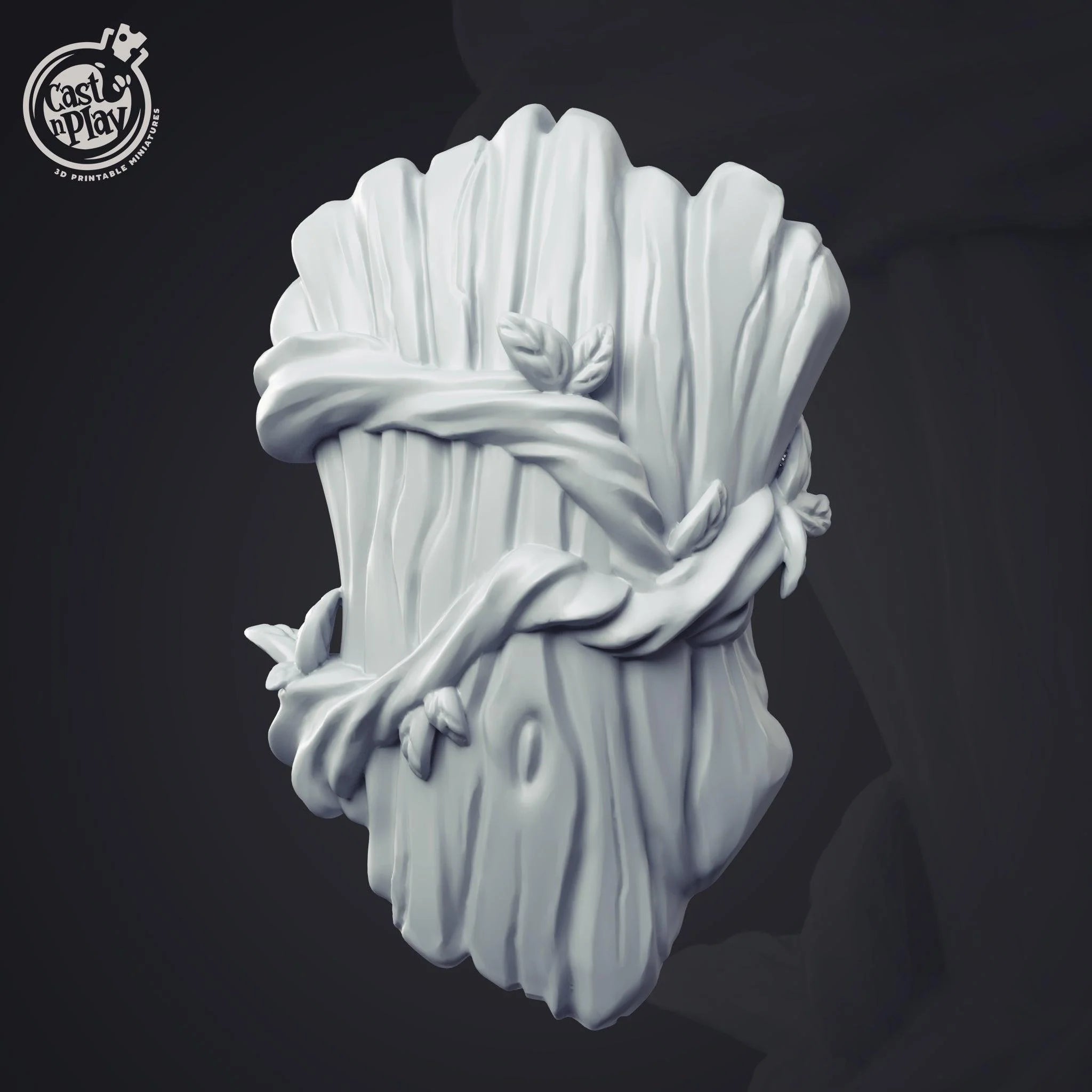 3D Printed Cast n Play Forest Creature Shield 28mm 32mm D&D